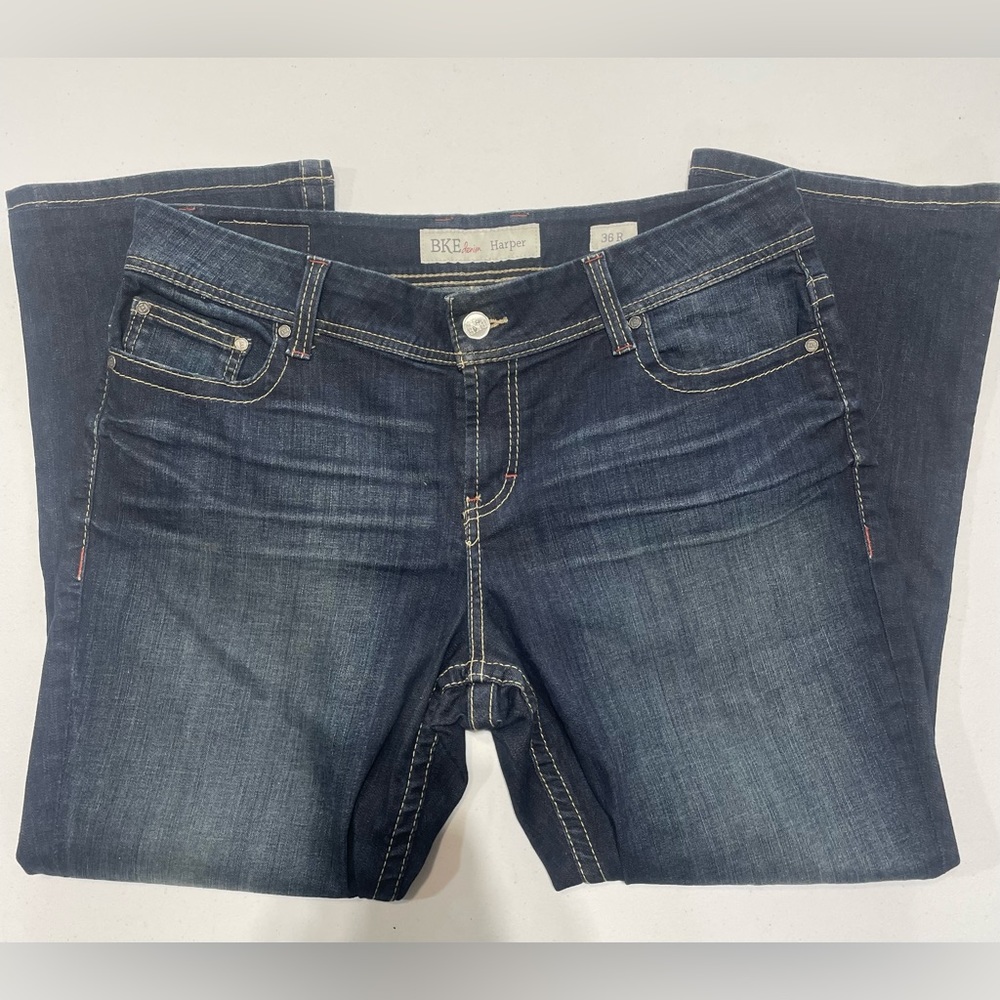 Buckle BKE Harper Bootcut 36/31 1/2 Jeans No Rips or Frays